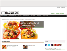 Tablet Screenshot of fitness-kueche.de